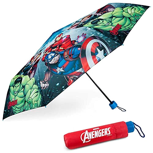 Parapluie Avengers bleu enfant 23 cm