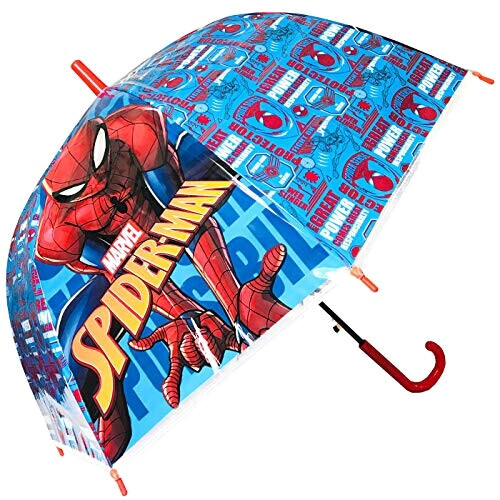 Parapluie Spider-man bleu enfant automatique 45 cm