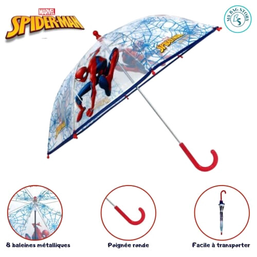 Parapluie Spider-man bleu enfant 73 cm variant 1 