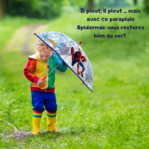 Parapluie Spider-man bleu enfant 73 cm variant 4 