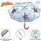 Parapluie Spider-man bleu enfant 73 cm - miniature variant 4