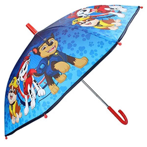 Parapluie Marcus, Chase, Ruben, Ruben, Marcus - Pat patrouille - bleu enfant 72 cm