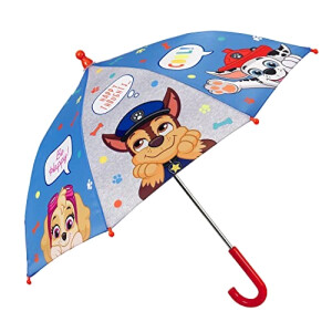 Parapluie Marcus, Ruben, Ruben, Marcus, Skye - Pat patrouille - bleu gris enfant 66 cm
