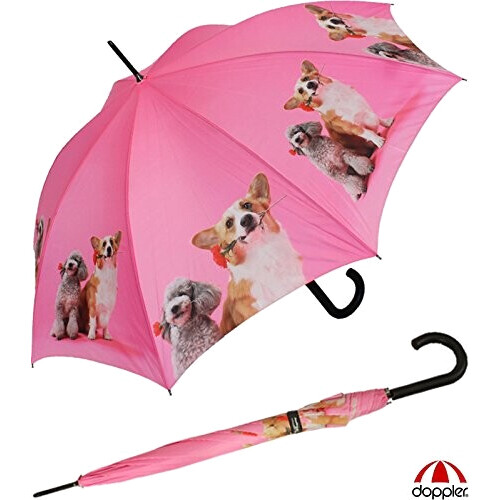 Parapluie Chien rose automatique 105 cm variant 0 