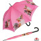 Parapluie Chien rose automatique 105 cm - miniature variant 1