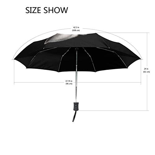 Parapluie Boston Terrier - Chien - noir automatique 61 cm variant 2 