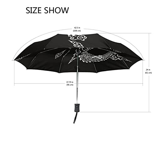 Parapluie Dragon motif automatique 88 cm variant 1 