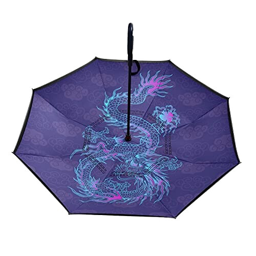 Parapluie Dragon violet variant 0 