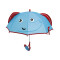 Parapluie Éléphant bleu 55 cm - miniature