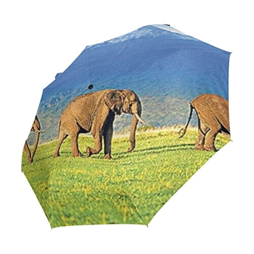 Parapluie Éléphant multicouleurouge automatique variant 0 