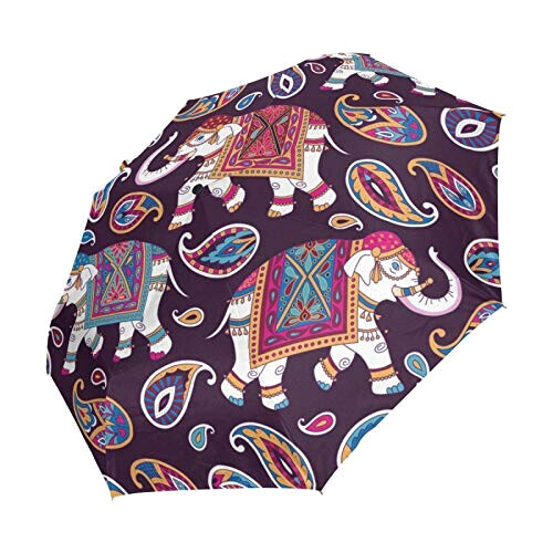 Parapluie Éléphant noir automatique 61 cm variant 1 