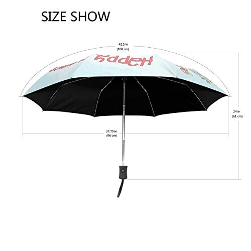 Parapluie Lézard mode mignon automatique 108 cm variant 1 