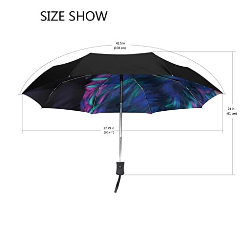 Parapluie Loup mode mignon automatique 108 cm variant 0 