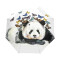 Parapluie Panda noir 61 cm - miniature