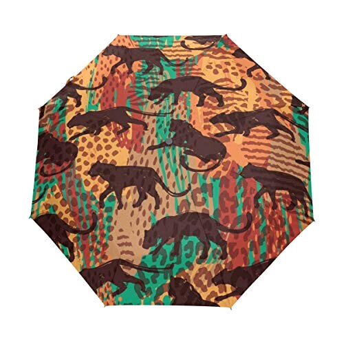 Parapluie Panthère motif automatique 88 cm