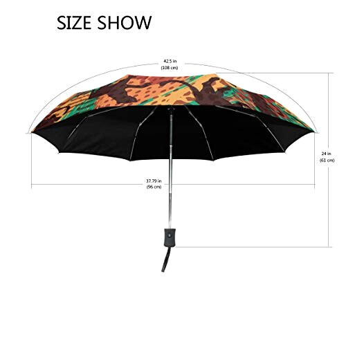 Parapluie Panthère motif automatique 88 cm variant 1 