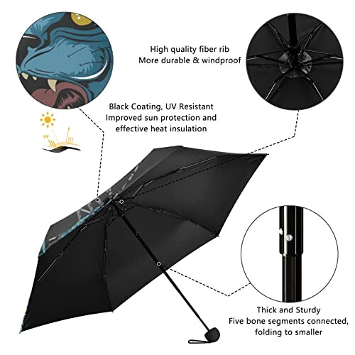 Parapluie Panthère motif 88 cm variant 5 