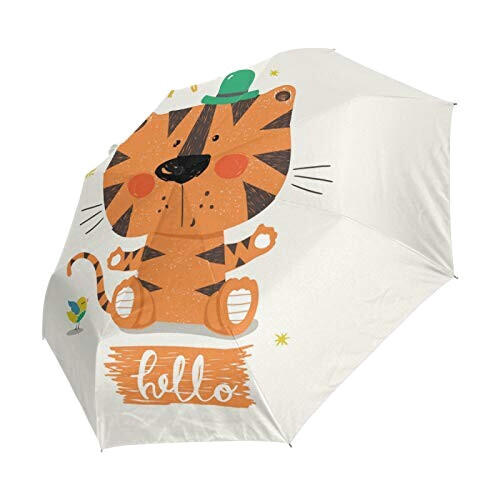 Parapluie Tigre noir automatique 61 cm variant 1 