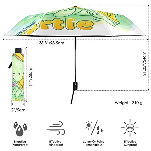 Parapluie Tortue automatique variant 2 