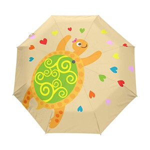 Parapluie Tortue motif automatique 88 cm