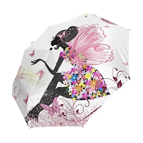 Parapluie Papillon blanc automatique 61 cm variant 0 