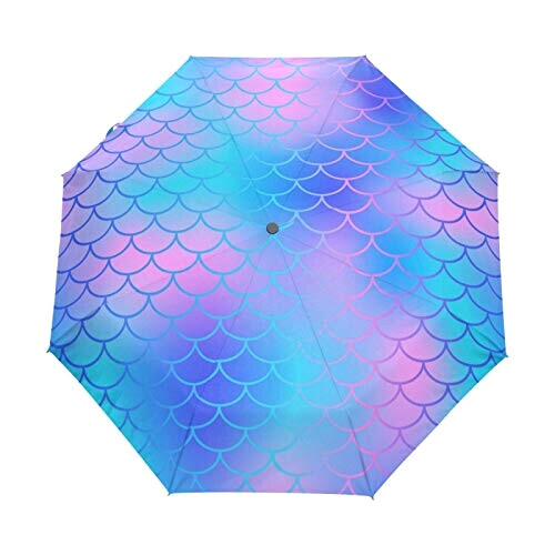 Parapluie Sirène noir 61 cm