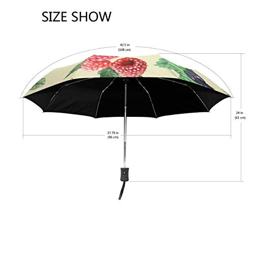 Parapluie Raisin motif automatique 88 cm variant 1 