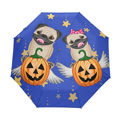 Parapluie Citrouille multicolore automatique 107 cm