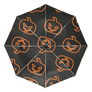 Parapluie Citrouille orange automatique 107 cm