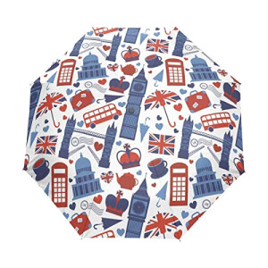 Parapluie Londres mode mignon automatique 108 cm