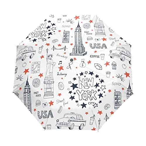 Parapluie New York motif automatique 88 cm