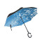 Parapluie Note de musique bleu 110 cm - miniature