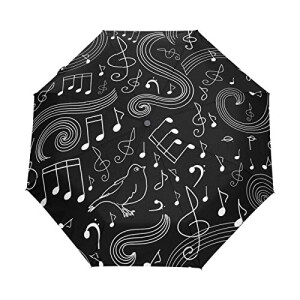 Parapluie Note de musique noir 61 cm