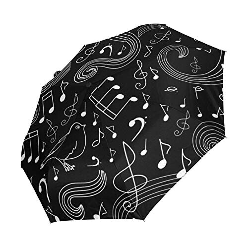 Parapluie Note de musique noir 61 cm variant 1 