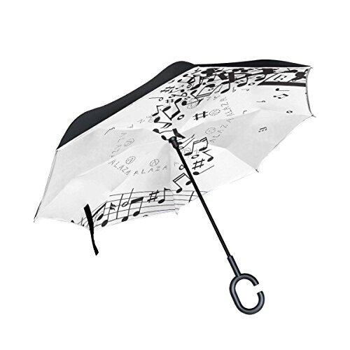 Parapluie Note de musique noir