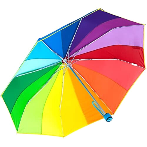 Parapluie Arc en ciel grisaille 97 cm