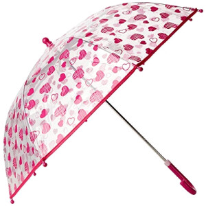 Parapluie Coeur transparent enfant 70 cm