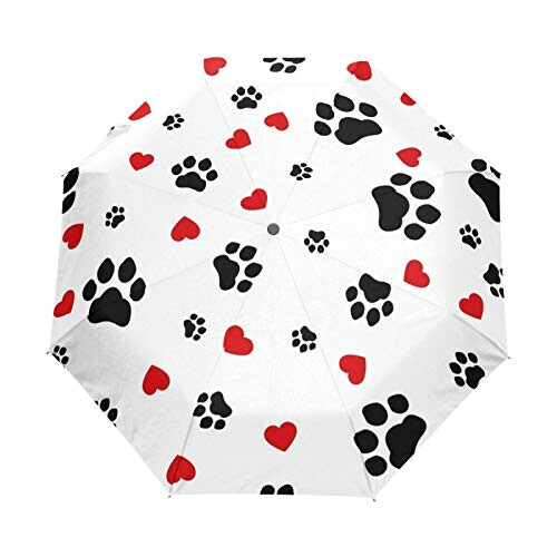 Parapluie Coeur noir automatique 61 cm variant 0 