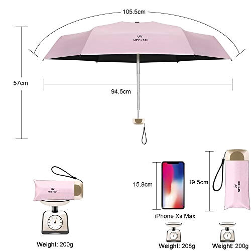 Parapluie rose 106 cm variant 0 