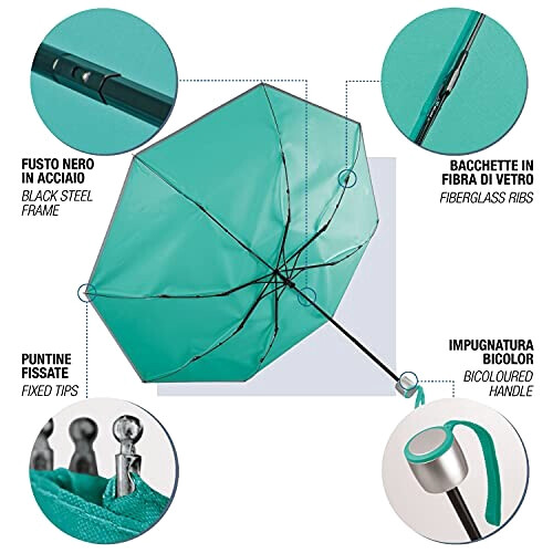 Parapluie vert 98 cm variant 0 