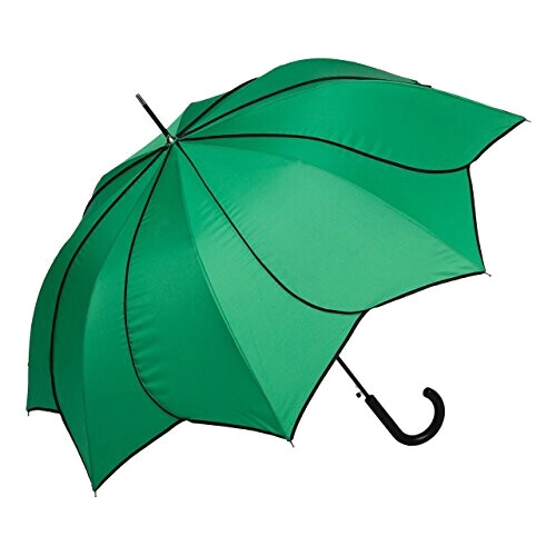 Parapluie vert couture noir automatique