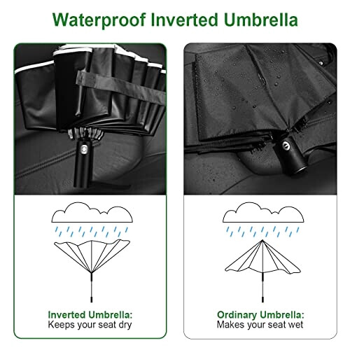 Parapluie vert automatique 105 cm variant 2 