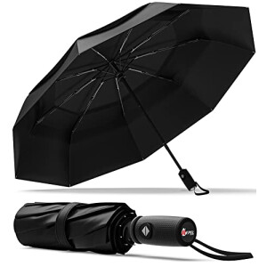 Parapluie noir automatique 29 cm