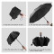 Parapluie noir automatique 116 cm - miniature variant 6