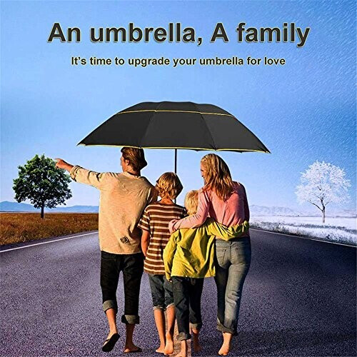 Parapluie noir le automatique 140 cm variant 6 