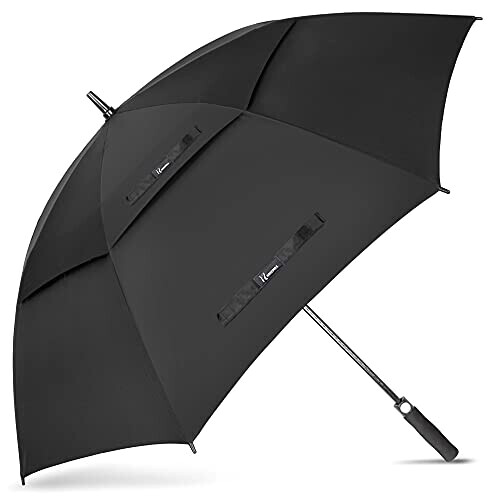 Parapluie noir automatique 157 cm