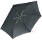 Parapluie noir automatique 26 cm - miniature variant 3