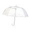 Parapluie Transparent blanc automatique 102 cm - miniature