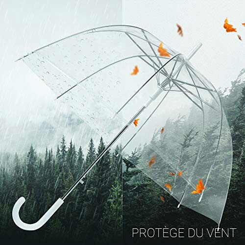 Parapluie Transparent automatique 85 cm variant 2 