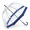 Parapluie Transparent bleu 64 cm - miniature